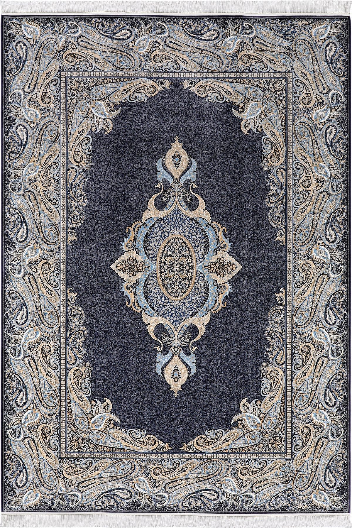 Jumeirah - Moroccan Blue Modern Klasik Salon Halısı
