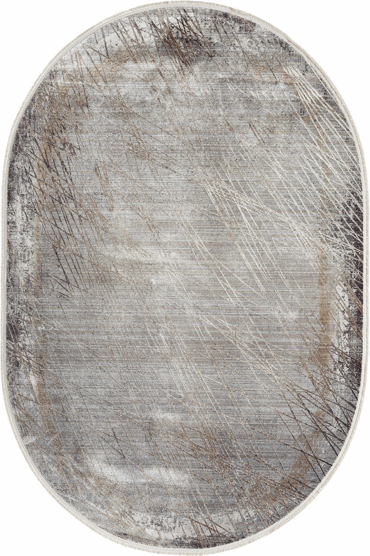 Soho Mood - Majolica Oval Modern Klasik Salon ve Oturma Odası Halısı