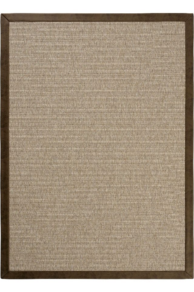 Lizbon Deri Bordürlü Sisal Halı