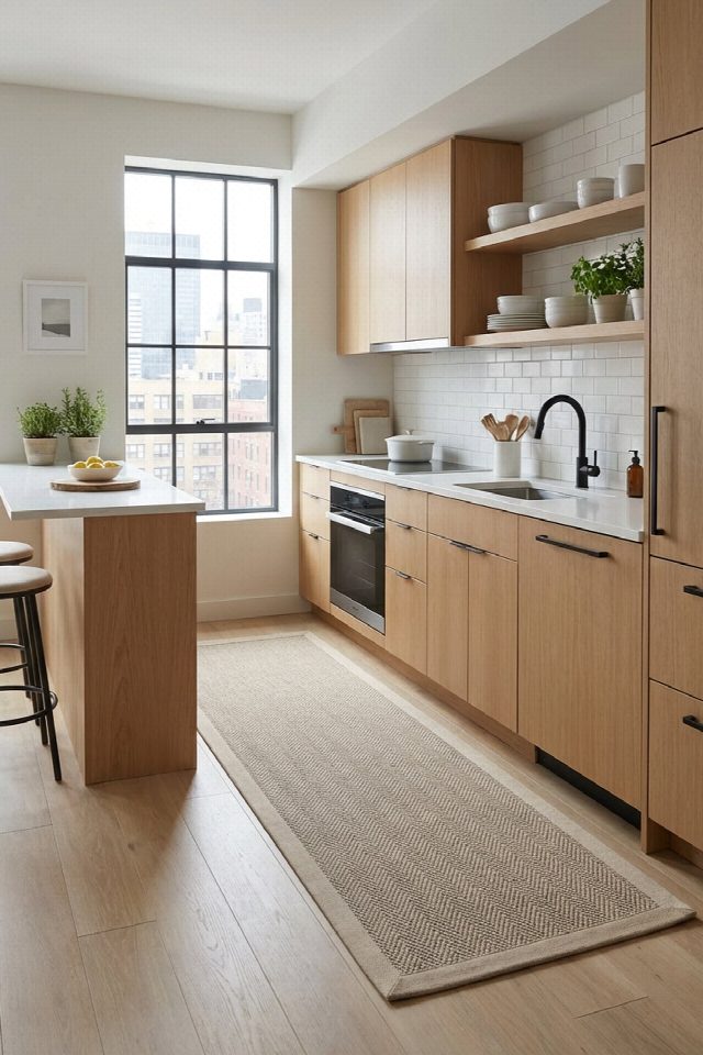 Sydney Keten Bordürlü Sisal Halı
