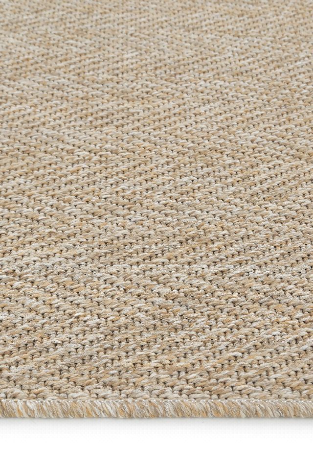 Boston Radius Overloklu Sisal Halı