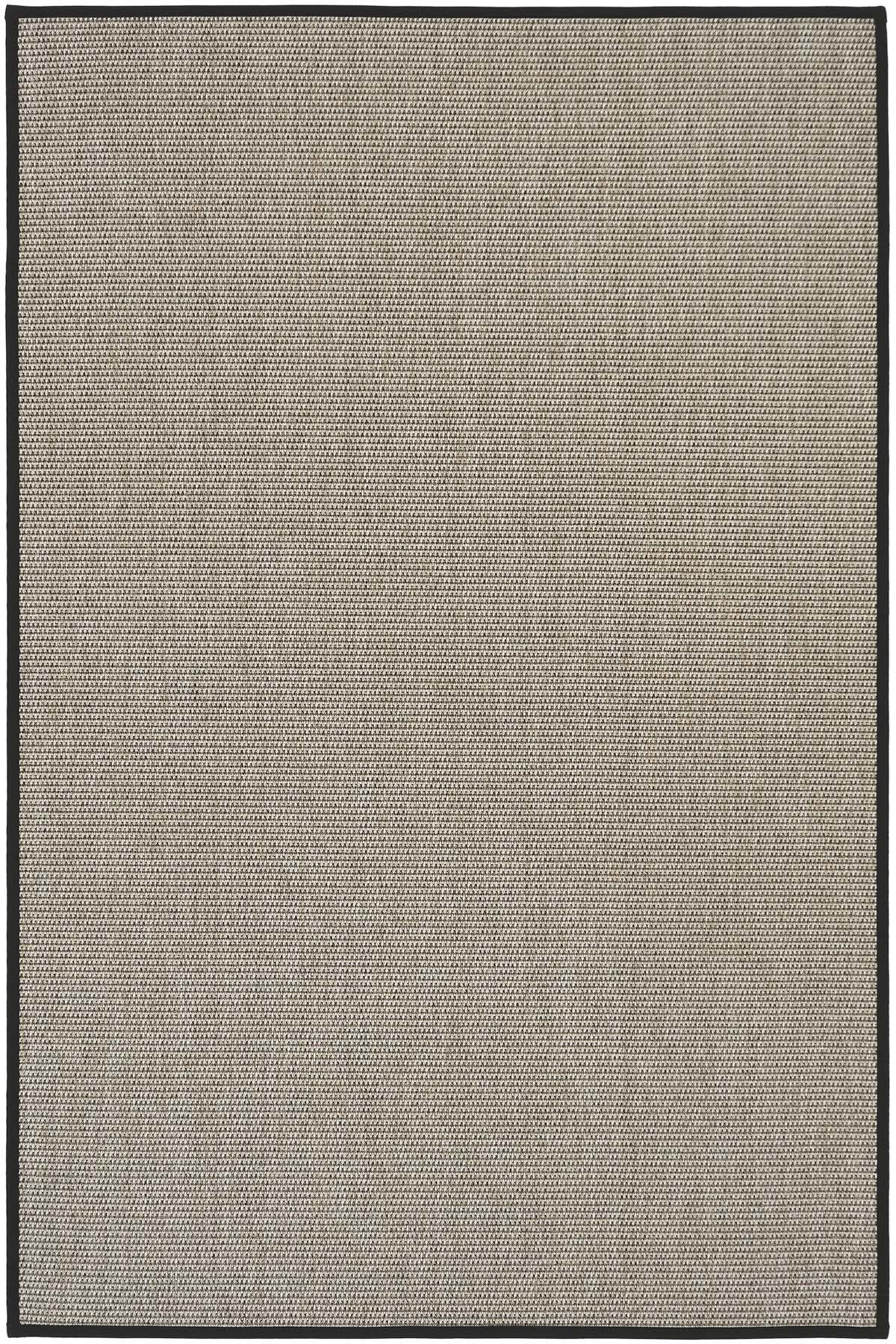 Montana Siyah Biye Bordürlü Sisal Halı