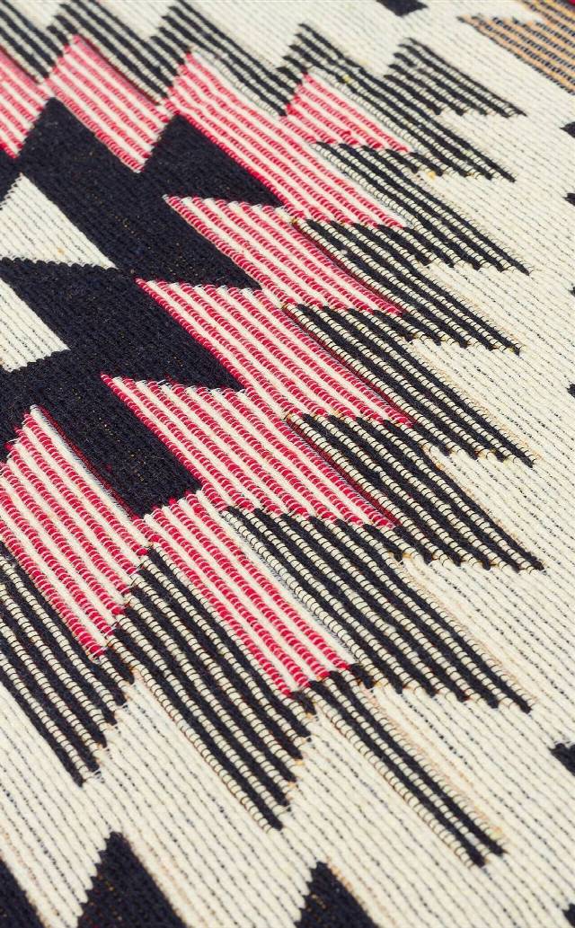 ARYA AR 33 RED  Yıkanabilir Çift Taraflı Modern Desenli Dokuma Kilim