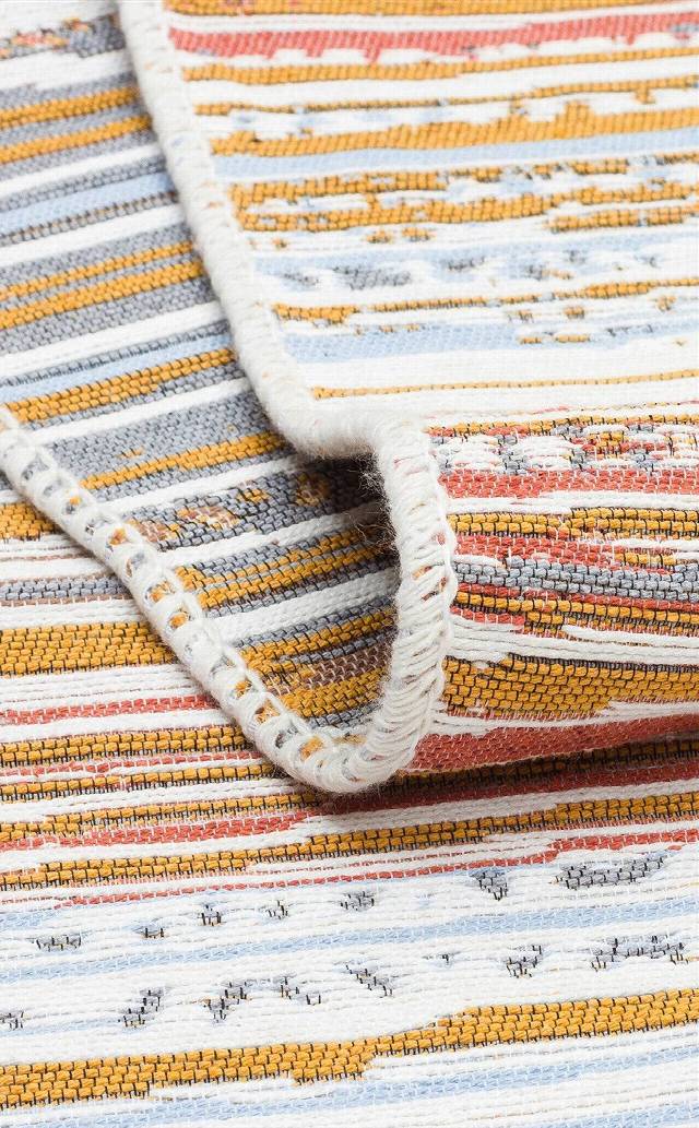 ARYA AR 35 MULTY  Yıkanabilir Çift Taraflı Modern Desenli Dokuma Kilim
