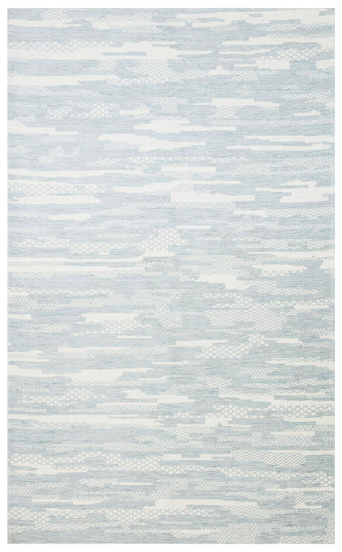 BIGA BG 01 BLUE  Hav Toz Vermez Kaymaz Tabanlı İnce Dokuma Modern Halı