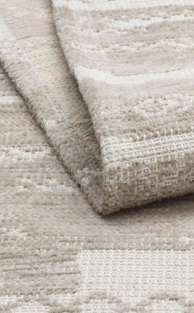 BIGA BG 01 CREAM  Hav Toz Vermez Kaymaz Tabanlı İnce Dokuma Modern Halı