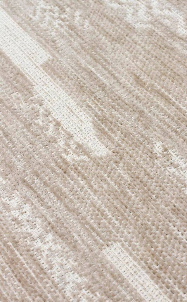 BIGA BG 01 CREAM  Hav Toz Vermez Kaymaz Tabanlı İnce Dokuma Modern Halı