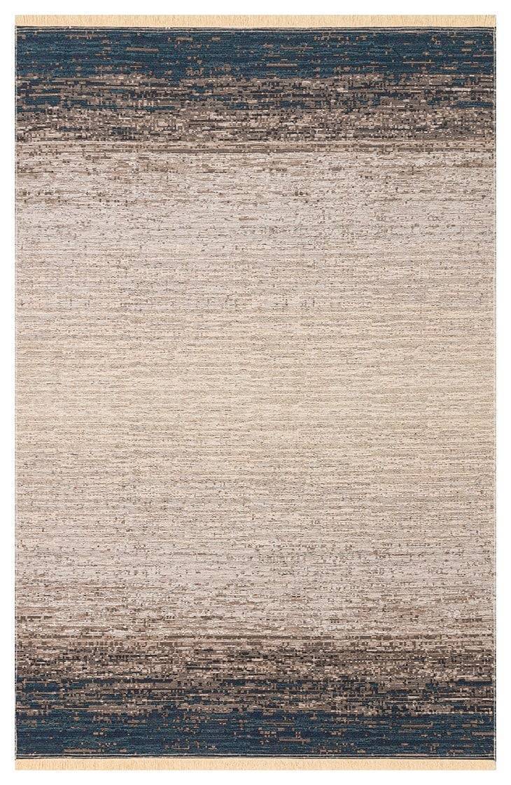 KUTNU KILIM KTN 01 MARINE BEIGE Modern Ombre Renk Geçişli Yıkanabilir Çift Taraflı Kilim