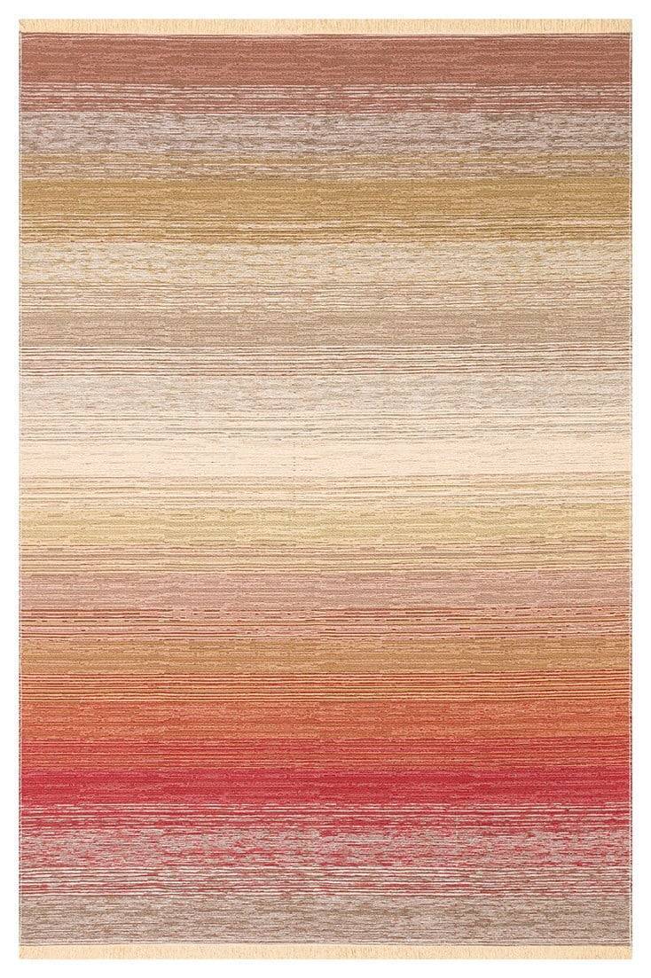 KUTNU KILIM KTN 02 NATURAL TERRA Modern Ombre Renk Geçişli Yıkanabilir Çift Taraflı Kilim
