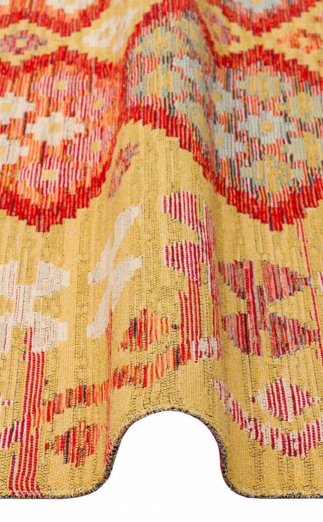 NOMAD NMD 03 RED  Yıkanabilir, Çift Taraflı Kullanıma Uygun Yumuşak Tuşeli Otantik Kilim