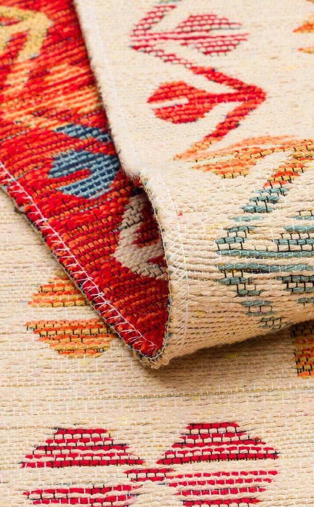 NOMAD NMD 08 LIGHT MULTY  Yıkanabilir, Çift Taraflı Kullanıma Uygun Yumuşak Tuşeli Otantik Kilim