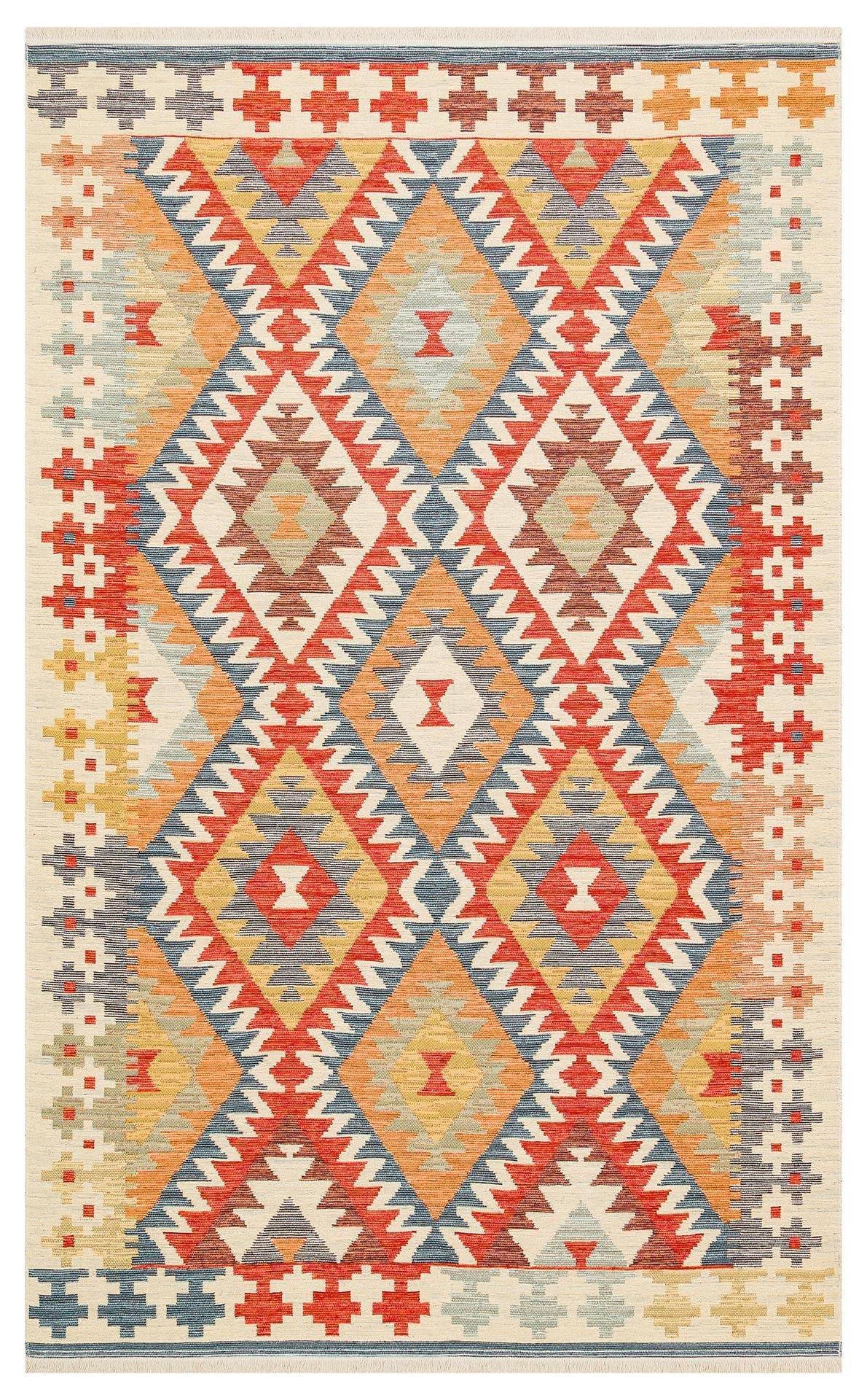 NOMAD NMD 09 LIGHT MULTY  Yıkanabilir, Çift Taraflı Kullanıma Uygun Yumuşak Tuşeli Otantik Kilim