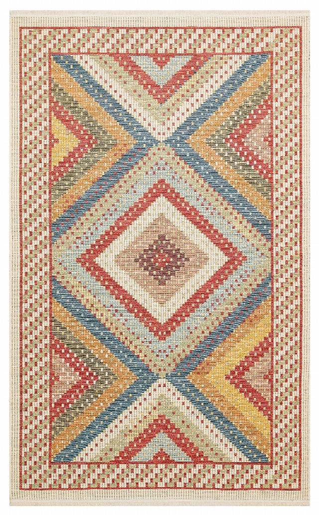 NOMAD NMD 10 RED  Yıkanabilir, Çift Taraflı Kullanıma Uygun Yumuşak Tuşeli Otantik Kilim