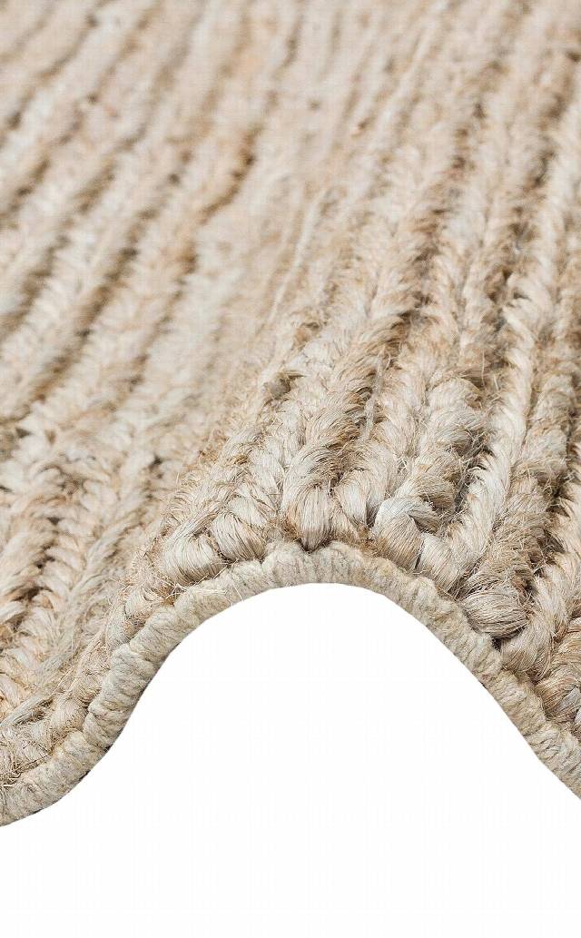 FINE CHOTI FINE D.NATURAL (OLD GREY)  El Dokuma Naturel Jüt Hasır Halı