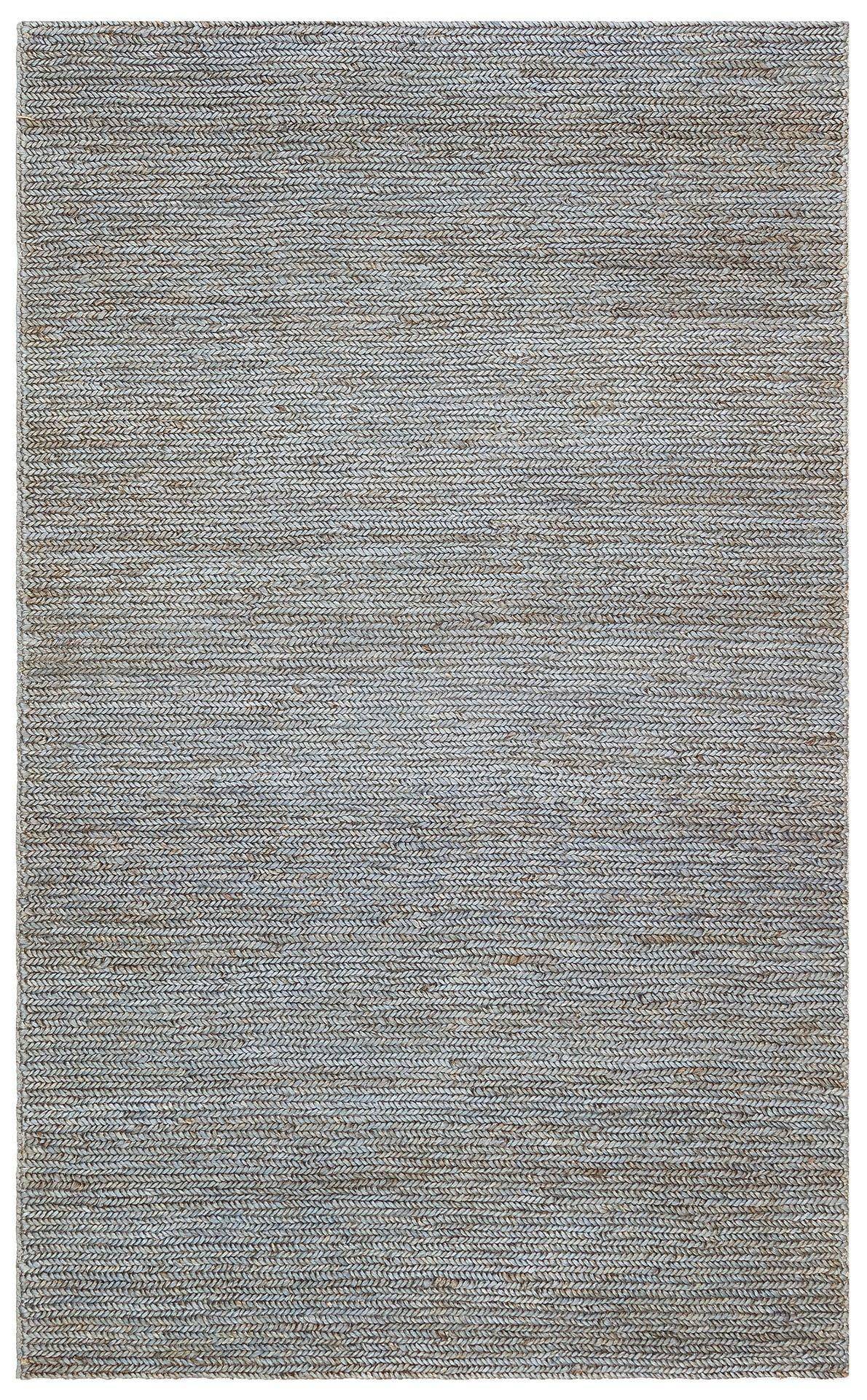 FINE CHOTI FINE SLATE BLUE ( SB03 )  El Dokuma Naturel Jüt Hasır Halı
