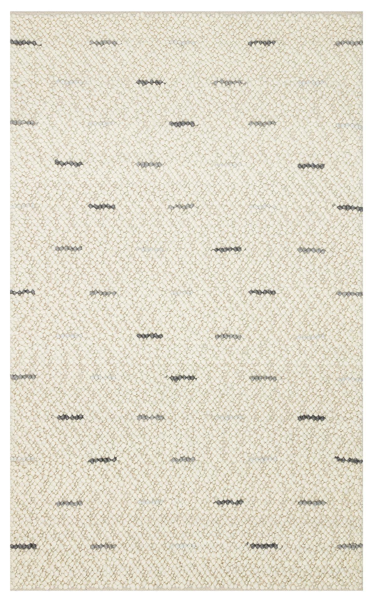 JADE JD 06 ANTRASIT GREY  Naturel Kazak Örgü Desenli El Dokuma Örgü Halı