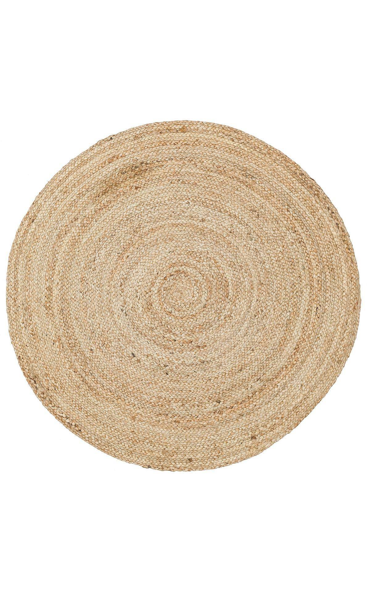 JUNO ECH 01R NATURAL  El Dokuma Naturel Jüt Hasır Halı