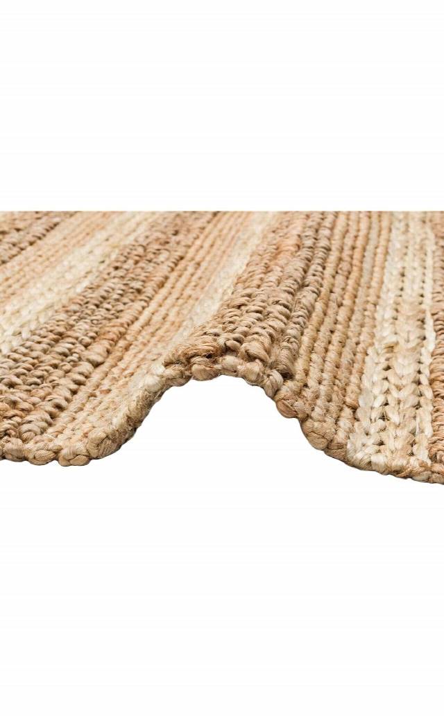 NETRA S-1410 NATURAL XW  Farklı Örgü Dokusuna Sahip El Dokuma Naturel Jüt Hasır Halı