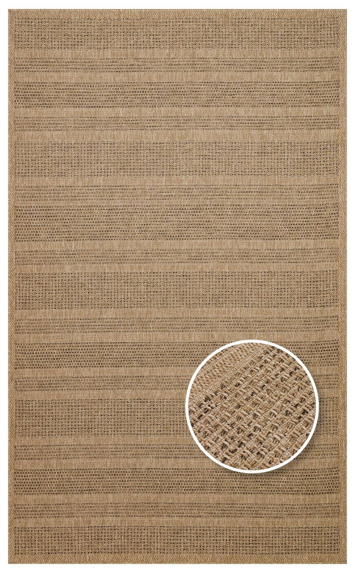 SALDA SLD 01 NATURAL  Güneş Işığı ve Suya Dayanıklı Jüt Görünümlü Sisal Halı