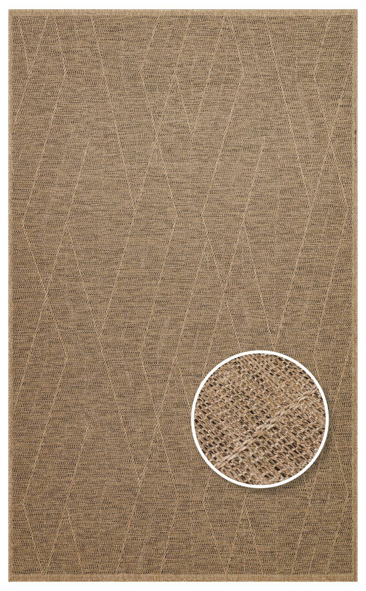 SALDA SLD 03 NATURAL  Güneş Işığı ve Suya Dayanıklı Jüt Görünümlü Sisal Halı