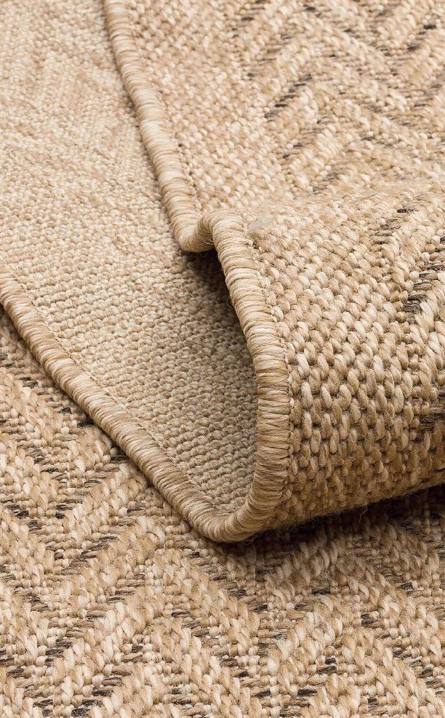 SALDA SLD 05 NATURAL  Güneş Işığı ve Suya Dayanıklı Jüt Görünümlü Sisal Halı