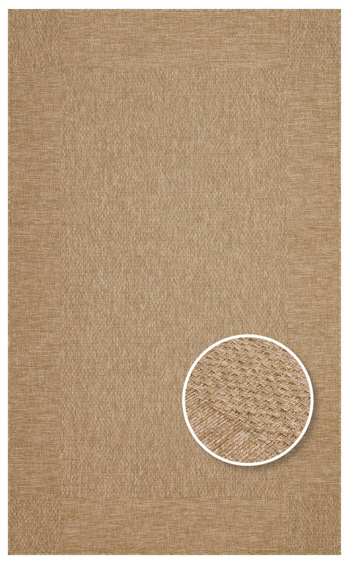 SALDA SLD 06 NATURAL  Güneş Işığı ve Suya Dayanıklı Jüt Görünümlü Sisal Halı