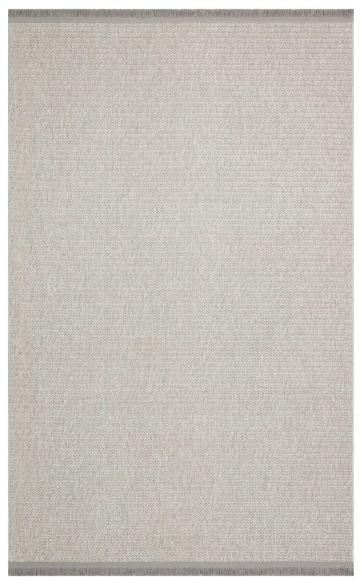 MOTTO MOT PLAIN GREY  Yumuşak Tuşeli Örgü Dokuma Modern Makine Halısı