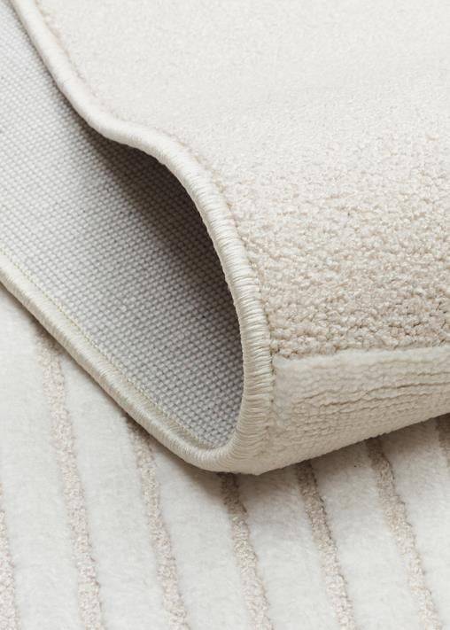 ADEL ADL 03 CREAM  Yüksek Alçak Dokulu Yumuşak Tuşeli Modern Makine Halısı