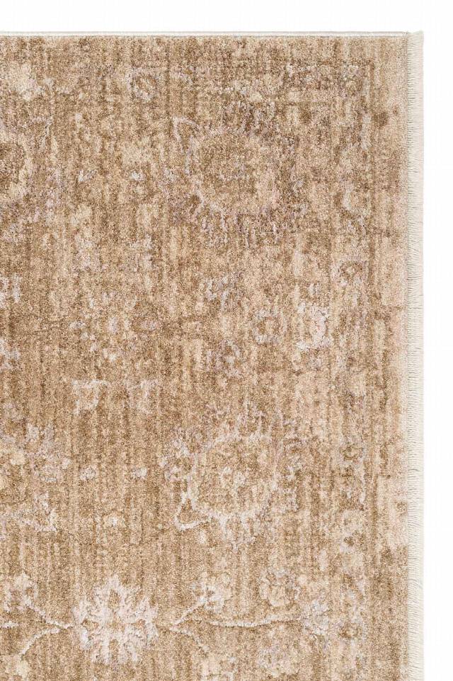 AJMER JM 01 BEIGE  Özel Yumuşak Tuşeli Tonsürton Vintage Makine Halısı
