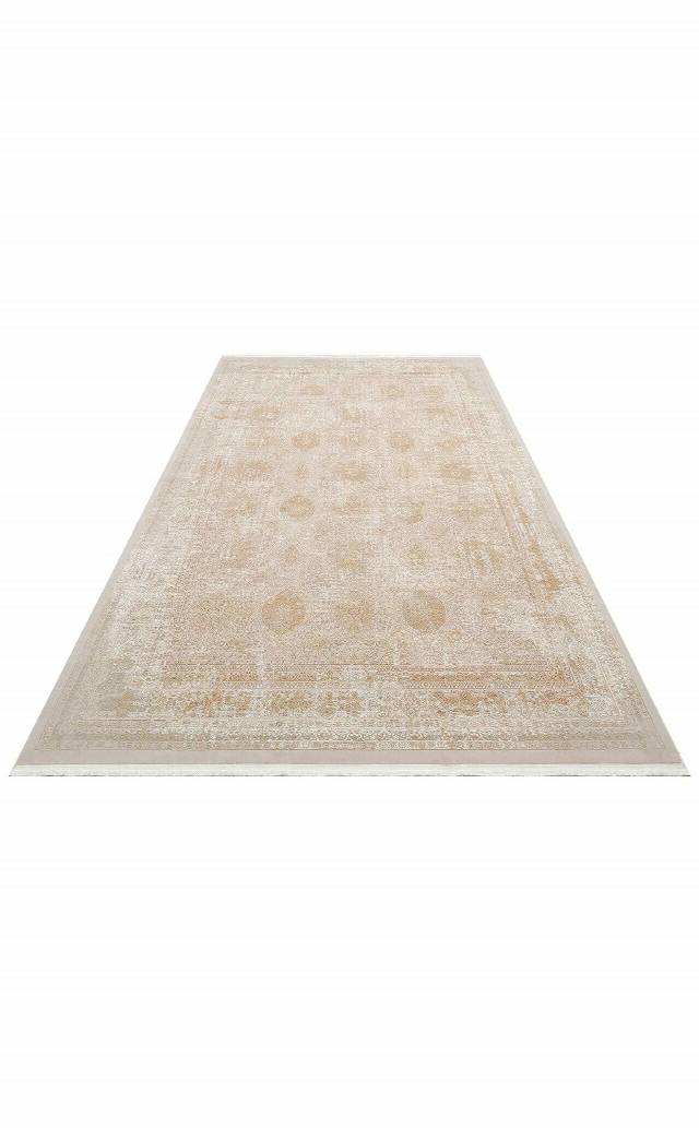 ANATOLIA ANT 02 CREAM NATURAL  Klasik ve Modern Desenli Sık Dokuma Makine Halısı