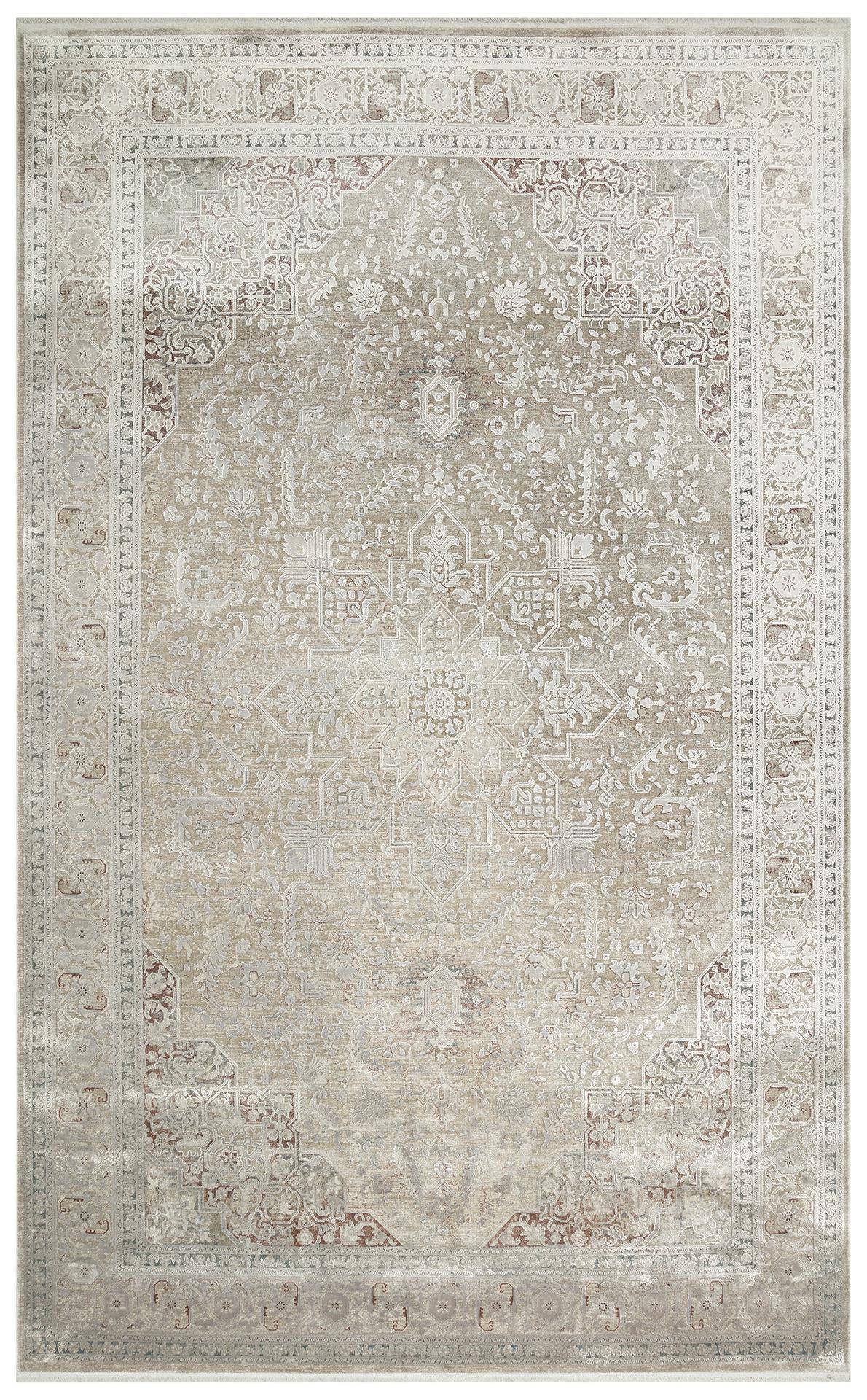 BABIL BBL 02 GREY  Yumuşak Dokulu Vintage Esintilere Sahip Over-dyed Sık Dokuma Salon Halısı