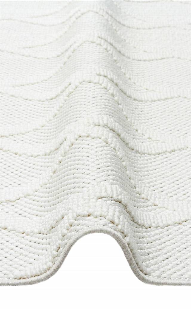 COZY CZY 04 CREAM  Hav Toz Vermez Modern Örgü Dokuma Makine Halısı