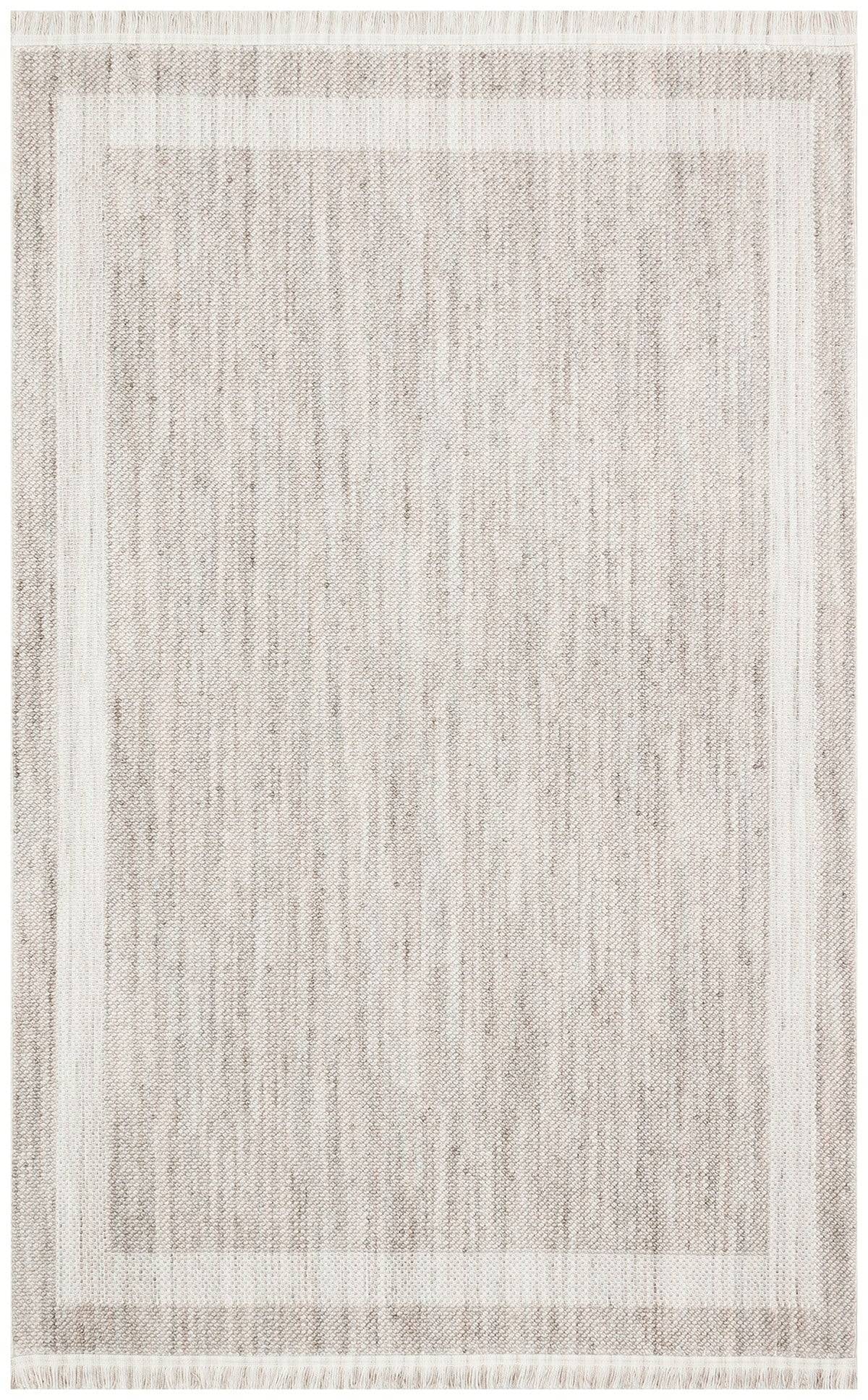 COZY CZY 05 GREY  Hav Toz Vermez Modern Örgü Dokuma Makine Halısı