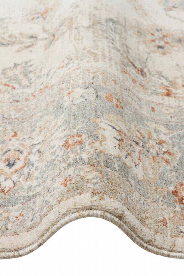 EFES EFES 04 CREAM GREY XW  Hav Toz Vermez Yumuşak Tuşeli Makine Halısı