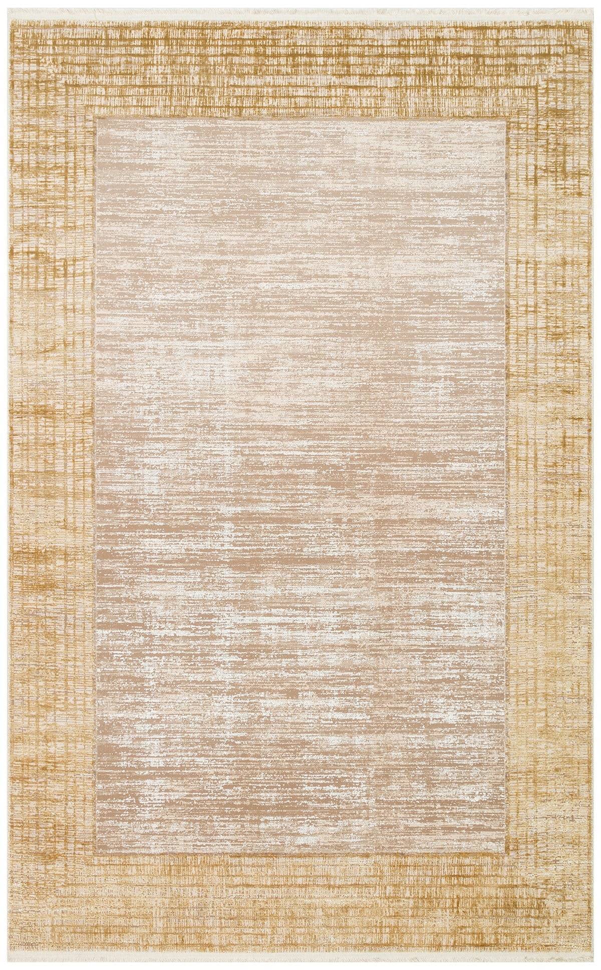 FRESCO DYED FSD 02 BEIGE GOLD  Overdyed Yüksek Alçak Dokulu Özel Işıltılı Yüksek Kaliteli Sık Dokuma Modern Salon Halısı