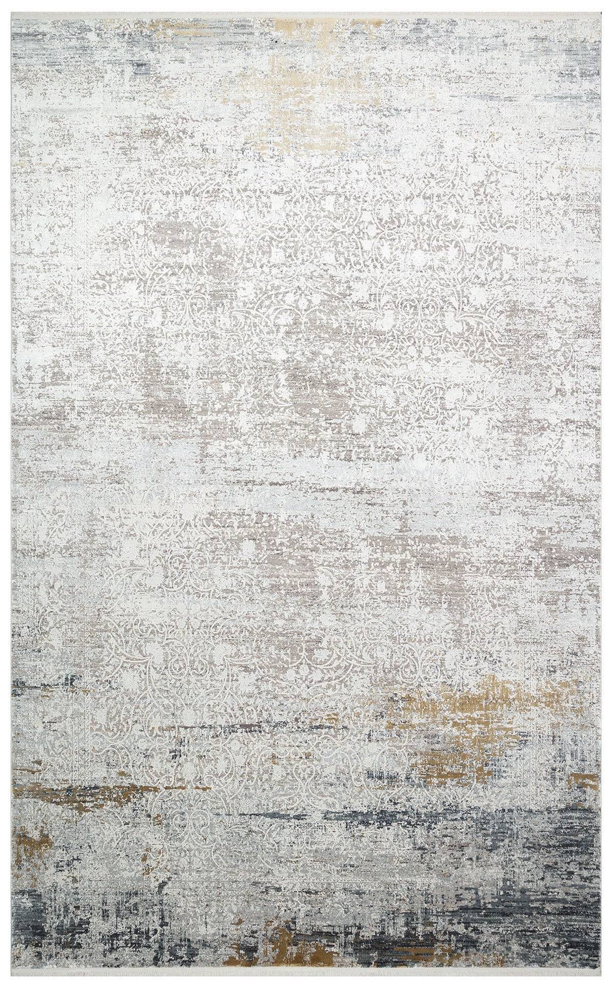 FRESCO FS 03 GREY NAVY  Yüksek Alçak Dokulu Özel Işıltılı Yüksek Kaliteli Sık Dokuma Modern Salon Halısı