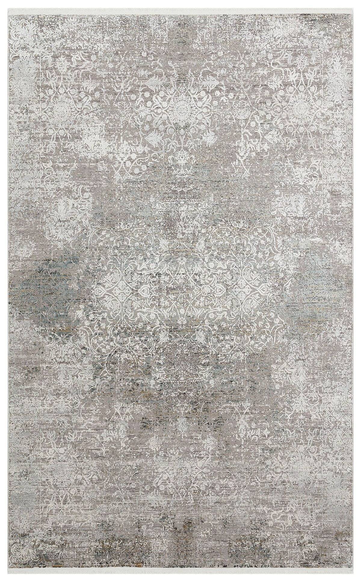 FRESCO FS 10 CREAM GREY XW  Yüksek Alçak Dokulu Özel Işıltılı Yüksek Kaliteli Sık Dokuma Modern Salon Halısı