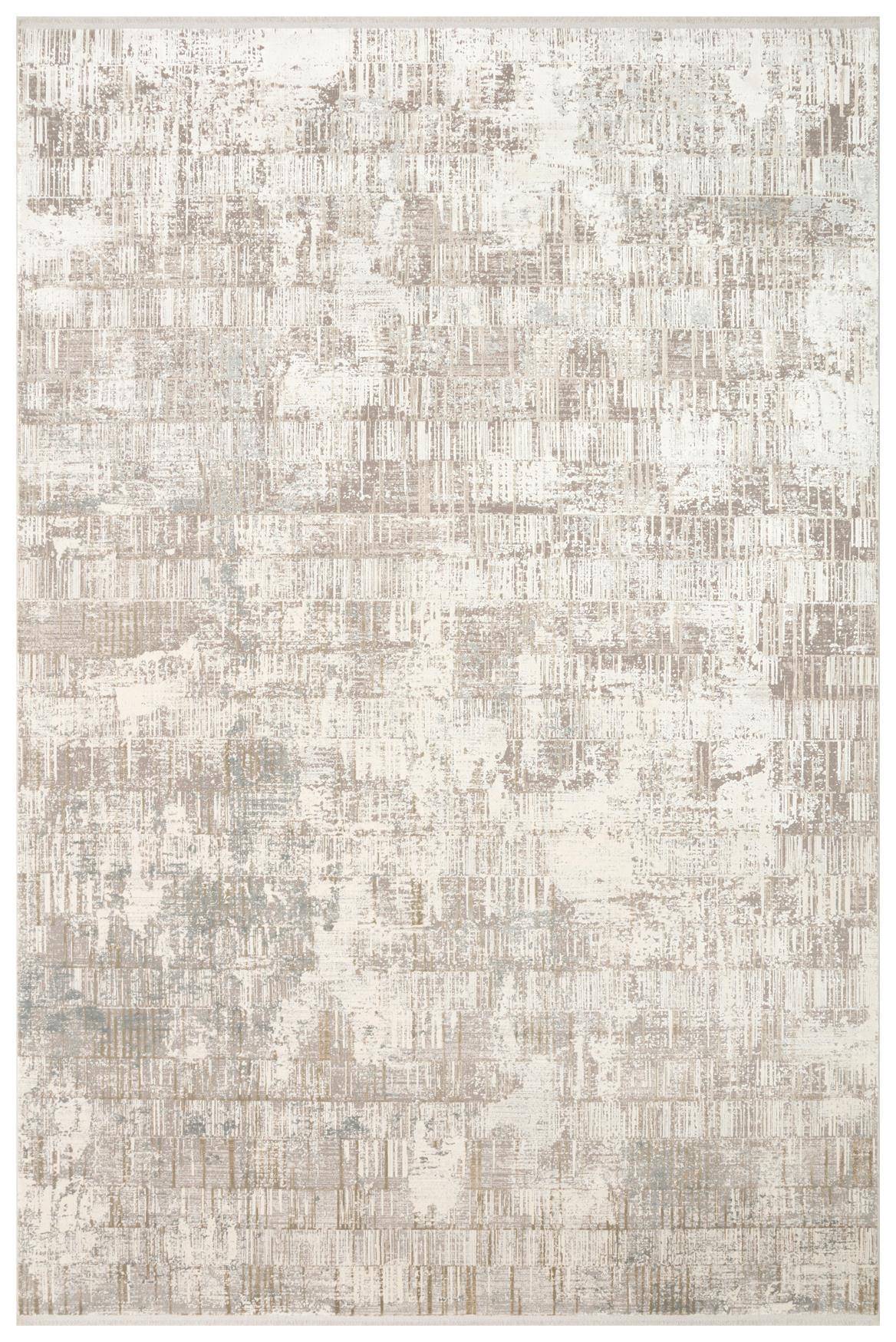 FRESCO FS 36 CREAM BEIGE XW  Yüksek Alçak Dokulu Özel Işıltılı Yüksek Kaliteli Sık Dokuma Modern Salon Halısı