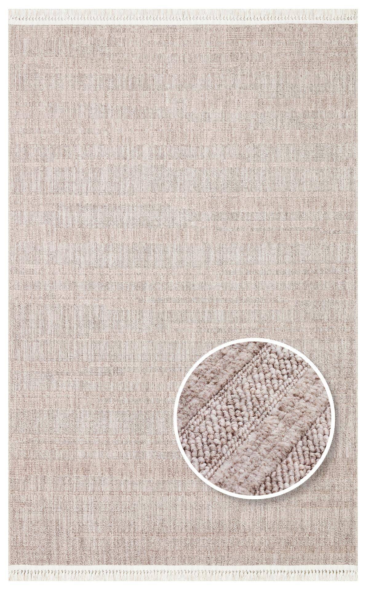 JOY JOY 01 GREY  Hav Toz Vermeyen Yumuşak dokulu Modern Makine Halısı