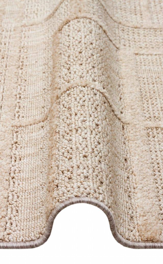 JOY JOY 03 BEIGE  Hav Toz Vermeyen Yumuşak dokulu Modern Makine Halısı