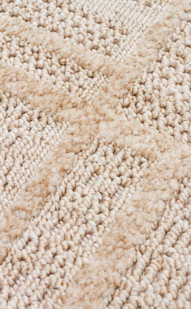 JOY JOY 03 BEIGE  Hav Toz Vermeyen Yumuşak dokulu Modern Makine Halısı