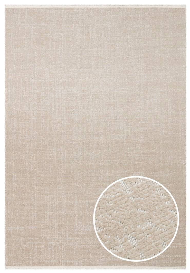 KALAHARI KLH PLAIN BEIGE  Özel Dokuma Tekniği ile Üretilen Modern Sade Desenli Makine Halısı