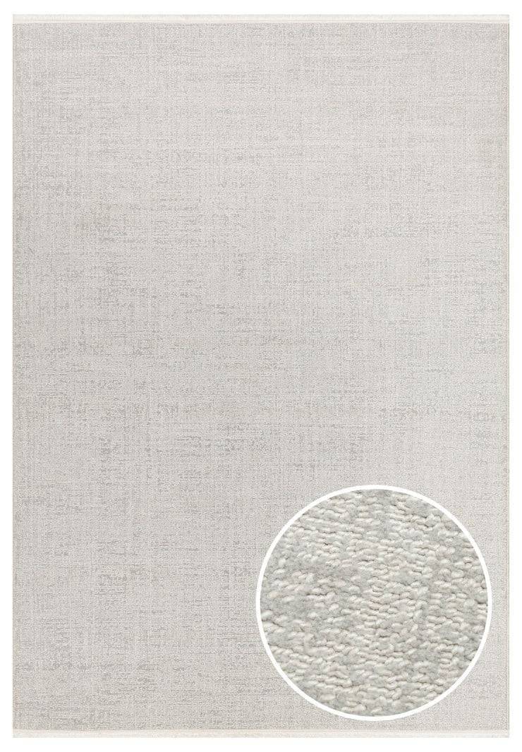 KALAHARI KLH PLAIN SILVER  Özel Dokuma Tekniği ile Üretilen Modern Sade Desenli Makine Halısı