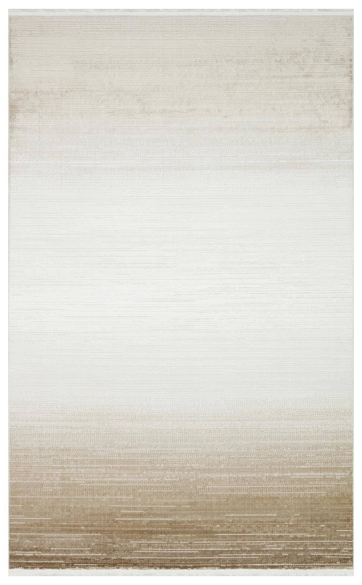 LAGOS XW LGS 16 CREAM BEIGE XW  Hav Toz Vermez Eskitme Desenli Modern Makine Halısı