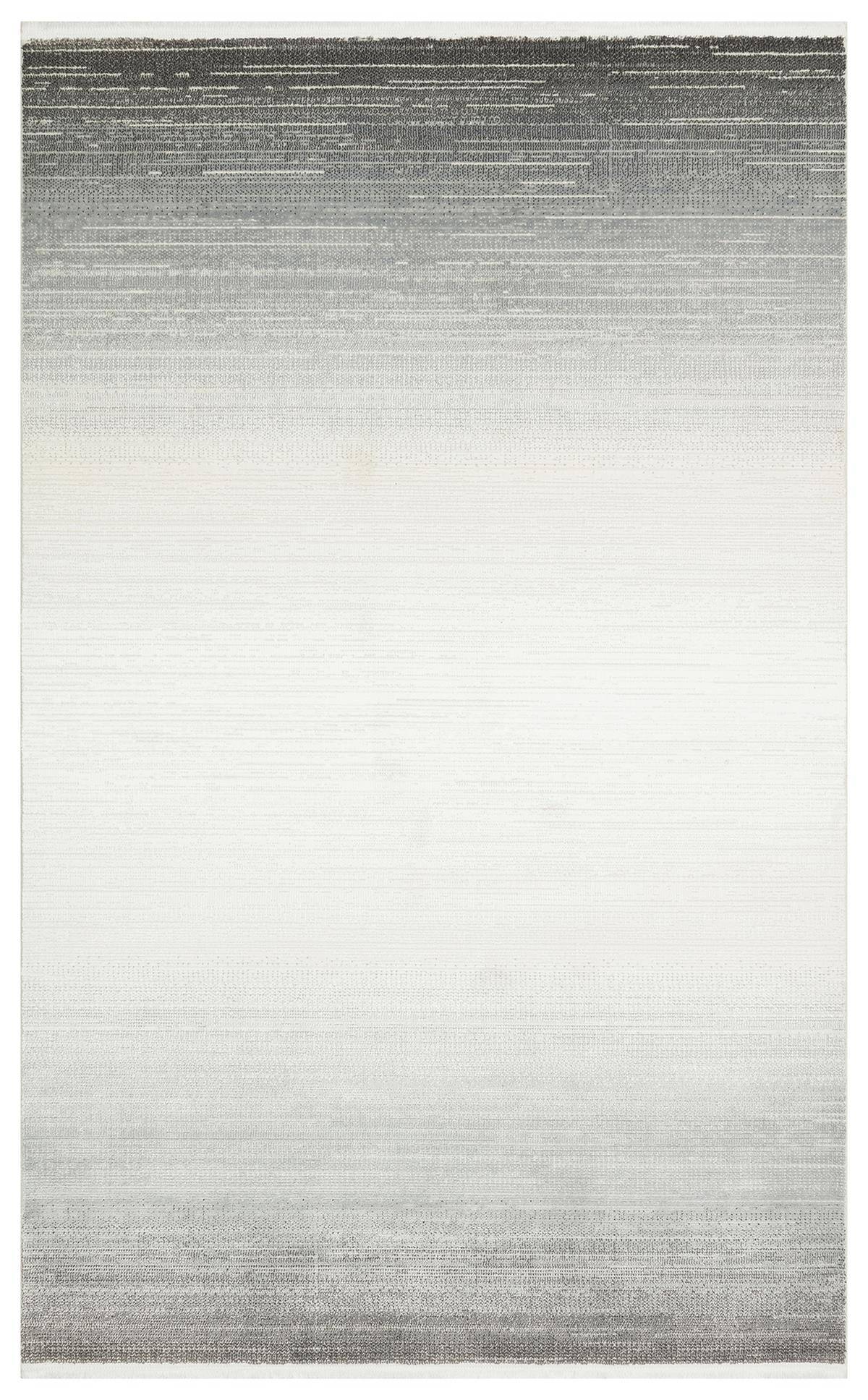 LAGOS XW LGS 16 CREAM GREY XW  Hav Toz Vermez Eskitme Desenli Modern Makine Halısı