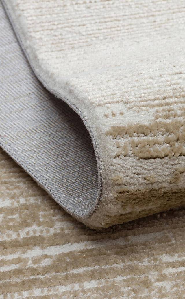 LAGOS XW LGS 19 BEIGE XW  Hav Toz Vermez Eskitme Desenli Modern Makine Halısı