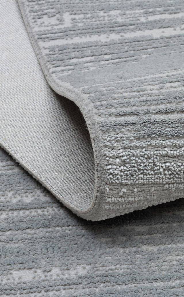 LAGOS XW LGS 19 LIGHT GREY XW  Hav Toz Vermez Eskitme Desenli Modern Makine Halısı