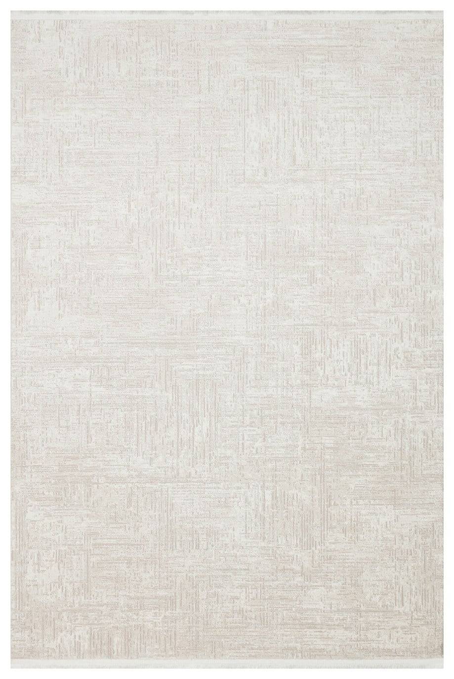 LAGOS XW LGS 24 CREAM BEIGE XW  Hav Toz Vermez Eskitme Desenli Modern Makine Halısı