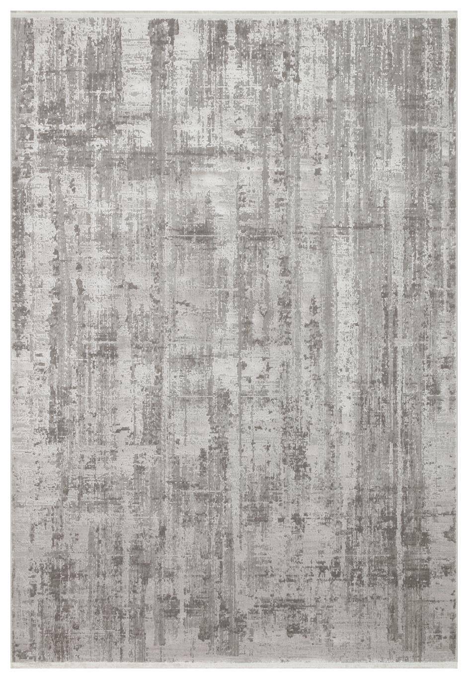 LEONA LNA 04 GREY  Yumuşak Tuşeli Hav Toz Vermez Modern Makine Halısı