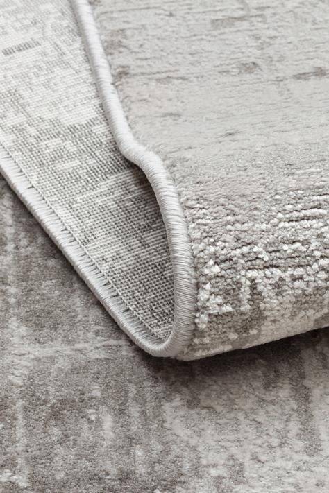 LEONA LNA 04 GREY  Yumuşak Tuşeli Hav Toz Vermez Modern Makine Halısı